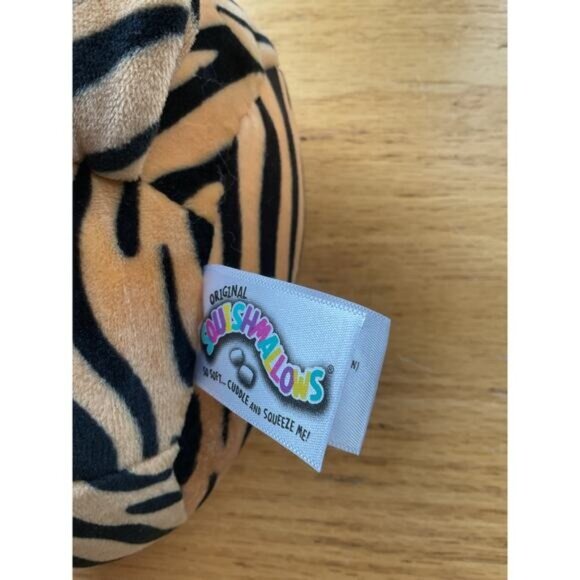 Original Squishmallows Tiger Plush Toy By Kellytoy - Picture 2 of 5